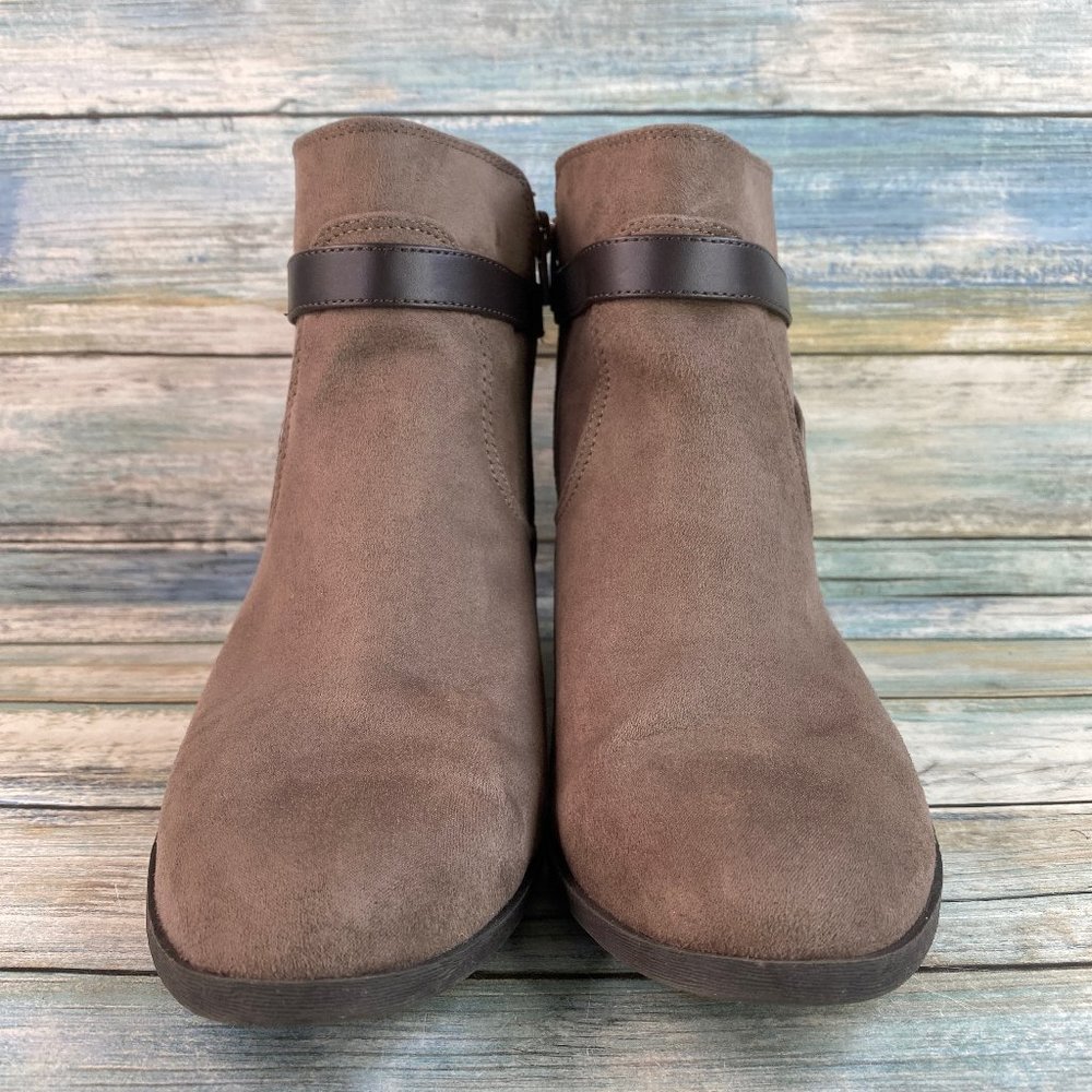 Unisa Laylay Gray Fabric Ankle Boots - Picture 3 of 12